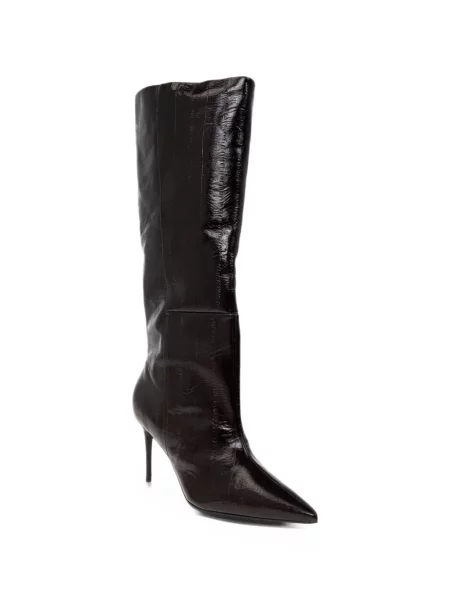Cizme Black Suede Studio din piele de căprioară negru
