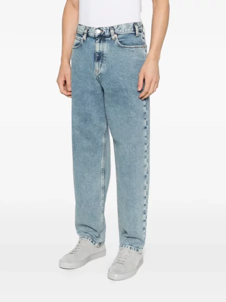 Pantaloni Emporio Armani albastru