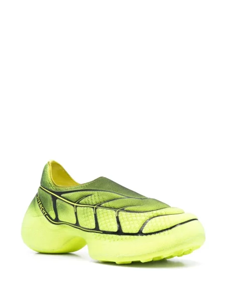 Spalvų gradiento rašto slip on sportbačiai Givenchy žalia