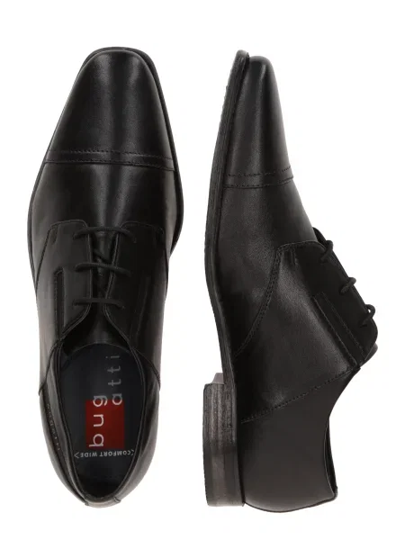 Bugatti Pantofi cu șireturi Armo' negru