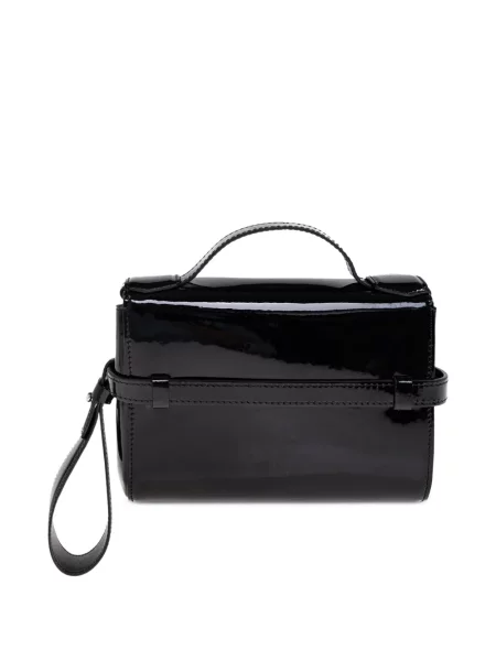 Geanta de piele Dsquared2 din piele negru
