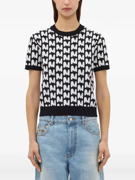 Tricou Msgm scurt negru