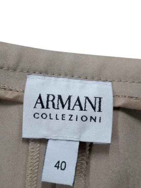 Pantaloni Emporio Armani de mătase