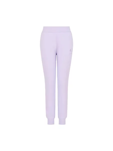 Spodnie Armani Exchange fioletowe