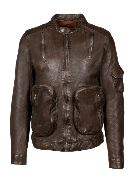 FREAKY NATION Prehodna jakna temno rjava