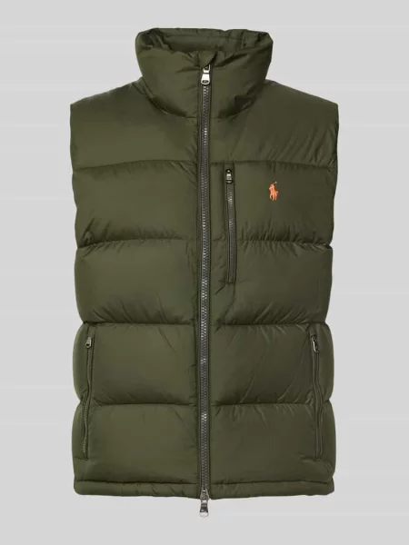 Kamizelka Polo Ralph Lauren z logo oliwkowa