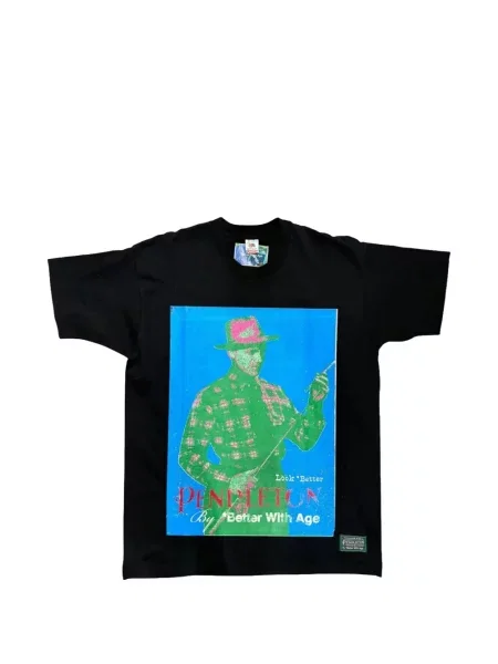 Tricou Better With Age cu imagine negru