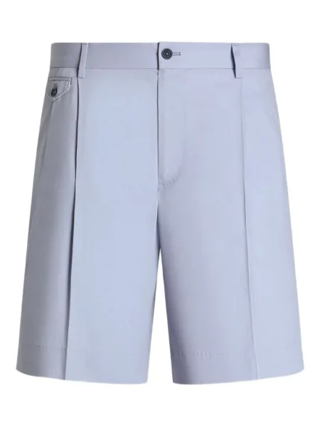 Pantaloni scurți Dolce & Gabbana plisate albastru