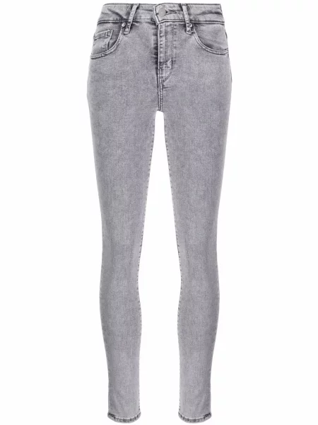 Blugi skinny Levi's® cu talie înaltă gri