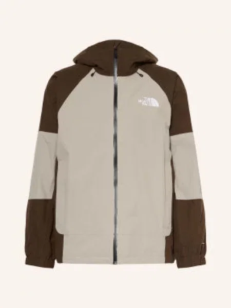 The North Face Hardshell Lyžařská Bunda Slider světle / tmavě hnědá šedá
