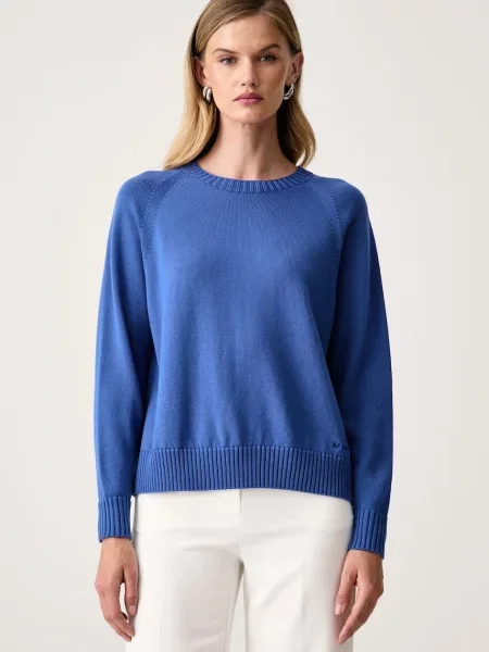 MM by Max Mara pulover pentru femei din lână MMLVIRGOLA albastru
