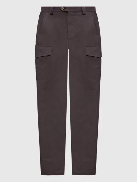 Карго з льоном Brunello Cucinelli коричневі