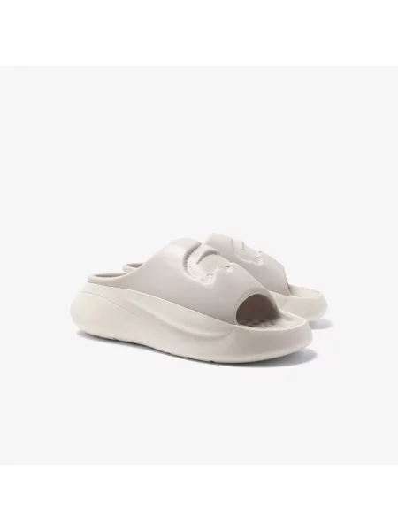 Шлепанцы Lacoste бежевые