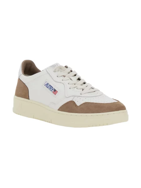 Sneakersy Autry zamszowe białe