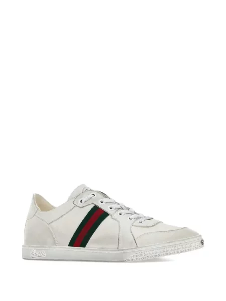 Sneakerși Gucci stretch alb