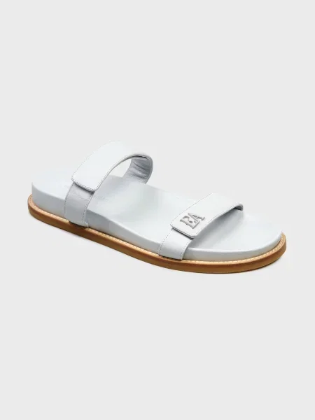 Шлепанцы Emporio Armani голубые