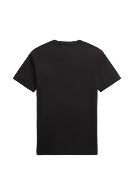 Tricou polo Polo Ralph Lauren cu autograf cu 5 buzunare în carouri gri