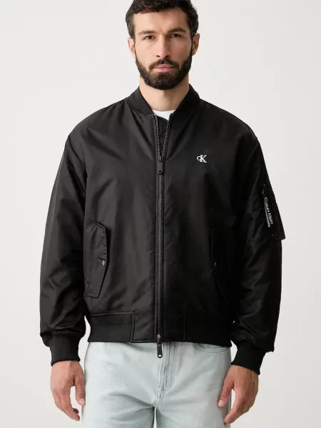 Calvin Klein Jeans Geacă bomber negru