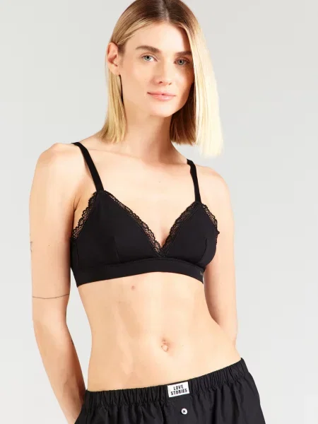 Calvin Klein Underwear trojuholníková podprsenka s elastanom sivá
