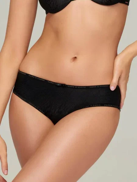 Трусики бразилиана чорні