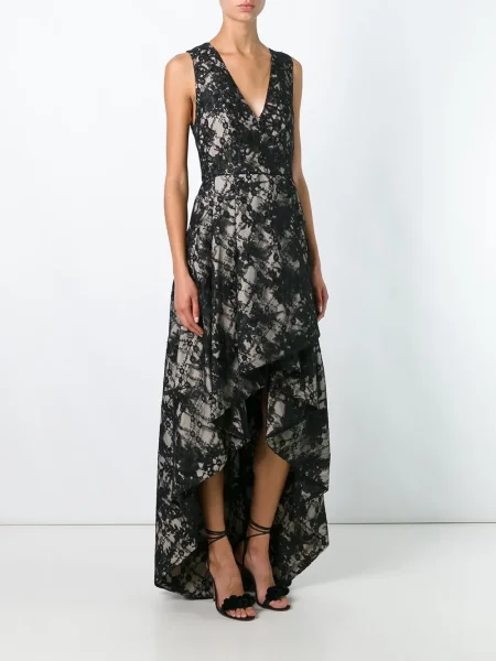 Rochie Alice + Olivia cu decolteu în V de costum negru