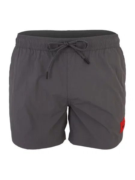 HUGO Plavecké šortky DOMINICA tmavě šedá
