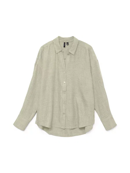 VERO MODA Μπλούζα VMMELANEY QUEENY γκριζομπέζ