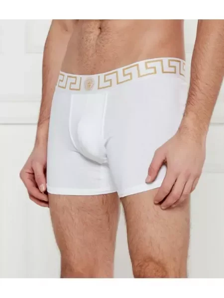 Versace Chiloți boxer | stretch alb