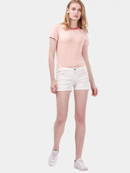 Lacoste Шорти джинсові білий