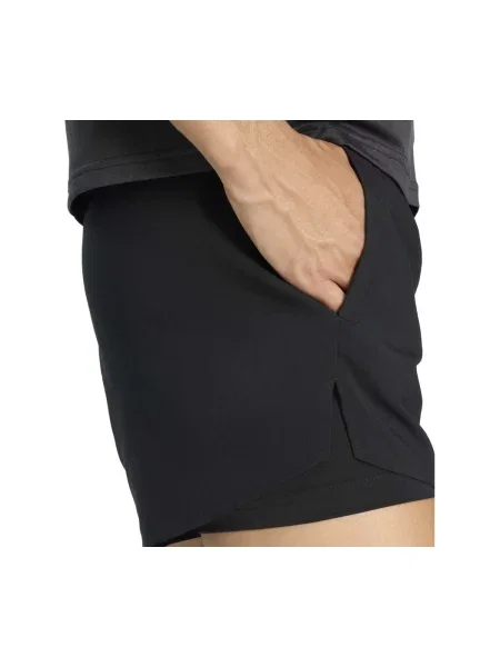 ADIDAS PERFORMANCE Športové nohavice / biela čierna
