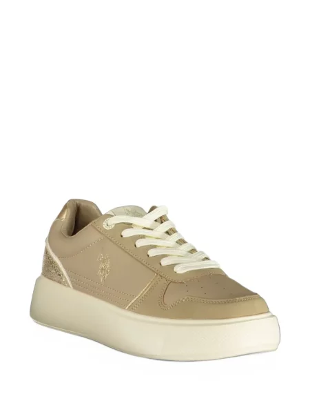 Sneakerși U.s. Polo Assn. cu platformă cu autograf