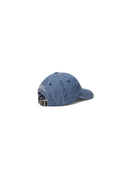 Polo Ralph Lauren czapka z daszkiem gładka niebieski