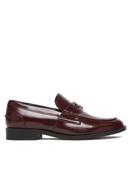Loafersy Guess bordowe
