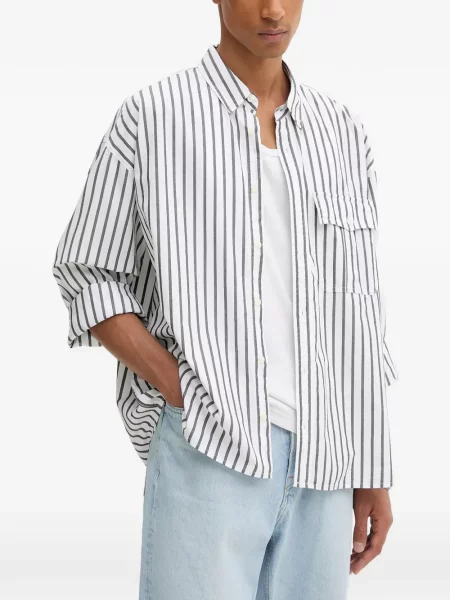 Pulover Levi's® cu autograf cu cordon cu 5 buzunare alb