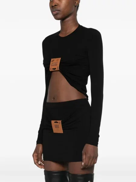 Top Jean Paul Gaultier cu autograf negru