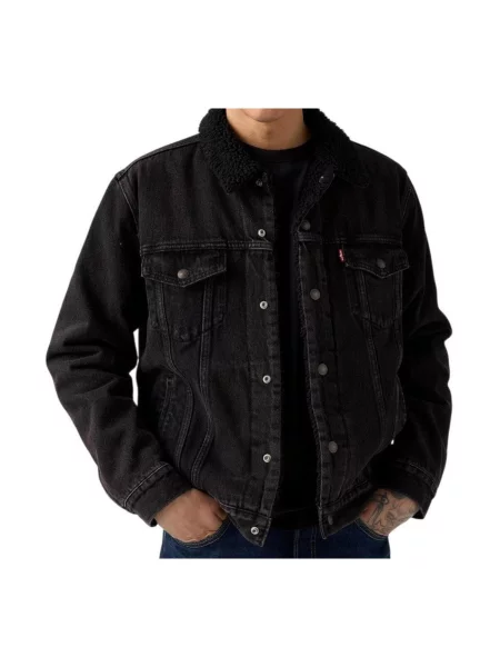 LEVI'S ® Geacă de primăvară-toamnă denim negru