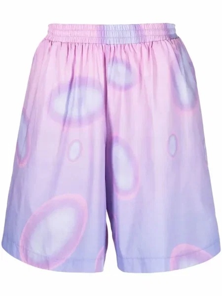 Шорти Bonsai с принт с градиентным принтом виолетово
