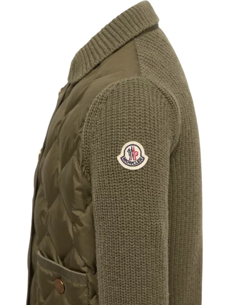 Dětské kardigan Moncler Enfant zelený