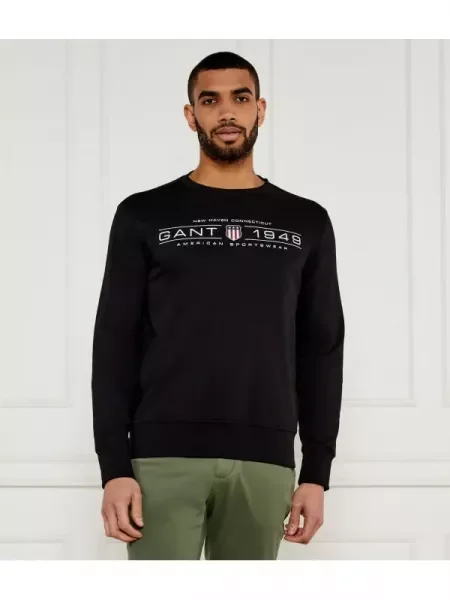 Gant Pulóver GRAPHIC fekete