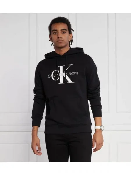 CALVIN KLEIN JEANS Căptușită hanorac negru