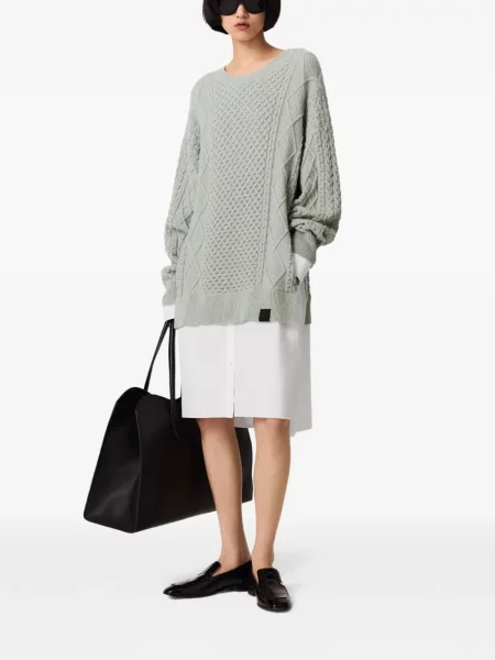 Rochie mini Stella Mccartney tricotate verde