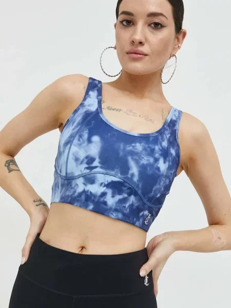 Sportovní podprsenka Juicy Couture Lazlo šedá