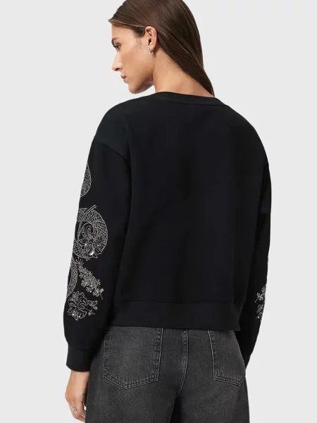AllSaints sweter czarny