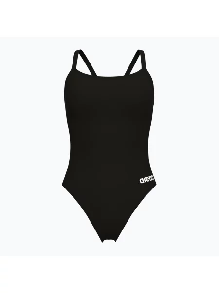 Дамски бански костюм от една част arena Team Swimsuit Challenge Solid черно