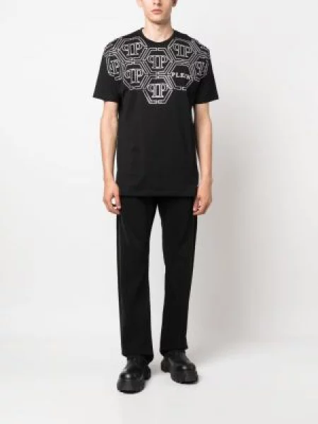 Kalnų krištolas marškinėliai Philipp Plein