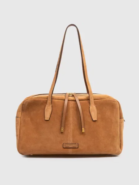 Замшевая сумка Gianni Chiarini коричневая
