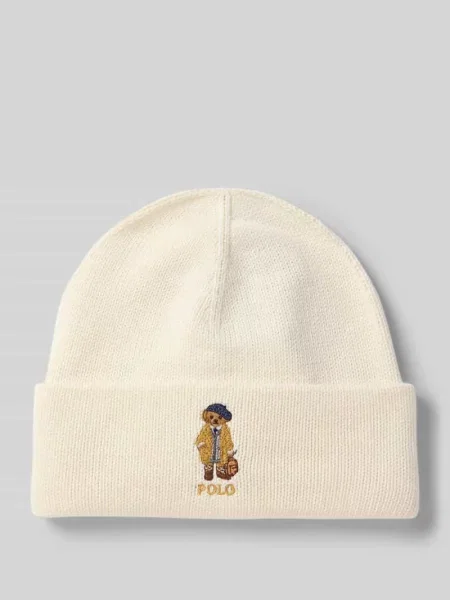 Czapka beanie z wyhaftowanym logo i motywem Polo Ralph Lauren Teens