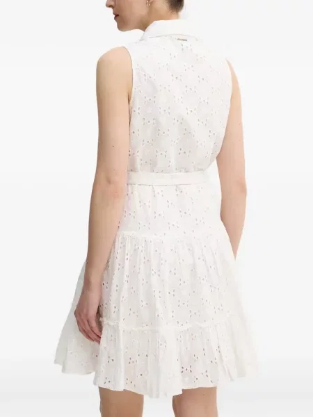 Rochie mini Lola_casademunt cu broderie alb