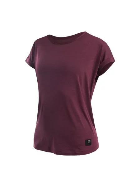 Sensor Koszulka Merino Air Traveller Tee SS port red L czerwona