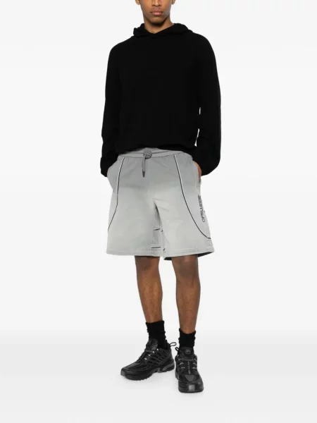 Pantaloni scurți Off-white cu imagine alb